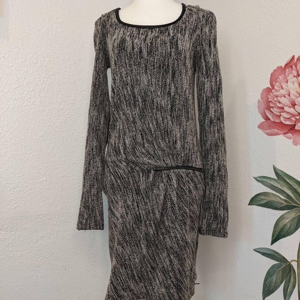Maison Scotch Black & Grey Dress